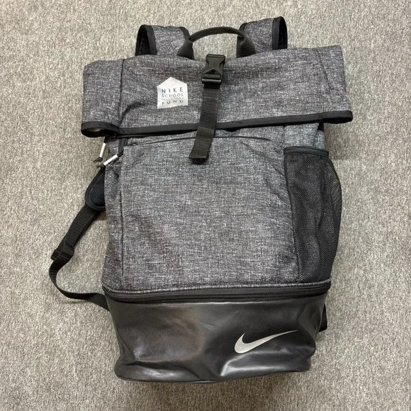 Nike Sport Golf Backpack W/ Laptop Sleeve Gray Black School University