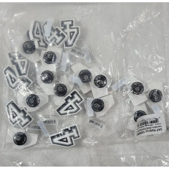 LOT: 20 Jibbitz Black & White #4 Croc Shoe Charms