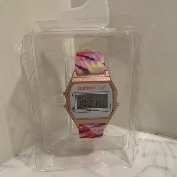 PRICE DROP❗️New in packaging Vintage 90s Justice sports watch.