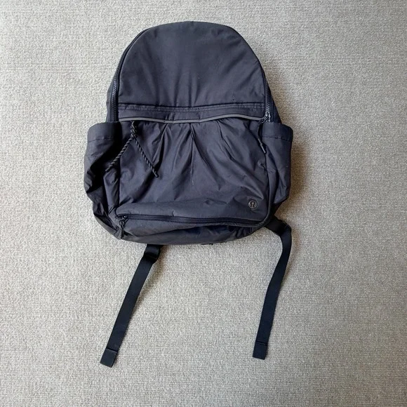 Lululemon Backpack Black Athletic Gym Travel Work School Laptop Bag