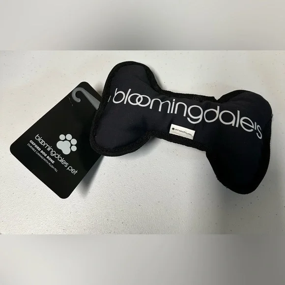 Bloomingdale's Pet Logoed Stuffed Bone Dog Toy - 150th Anniversary Exclusive NWT