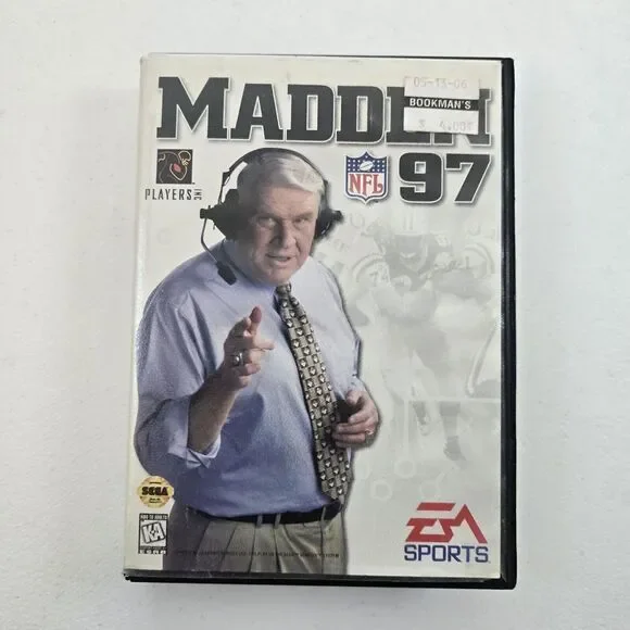 Madden NFL 97 Sega‎ Genesis With Case