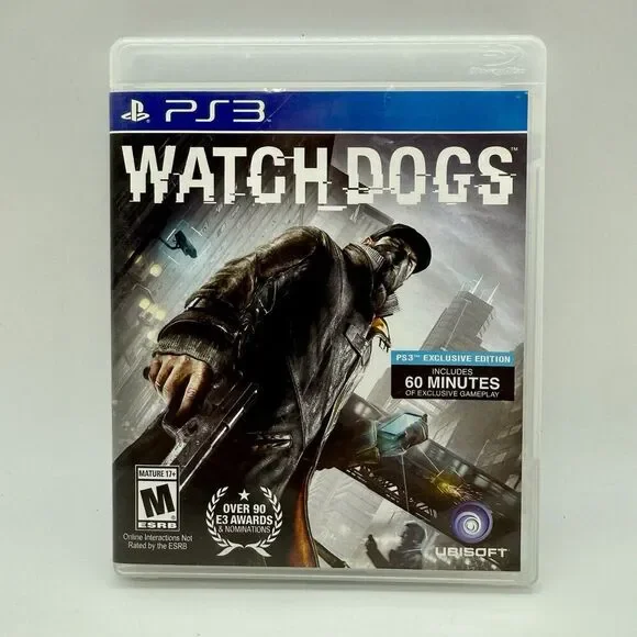 Watch Dogs (Sony PlayStation 3, 2014) Game And Case‎ No Manual Tested