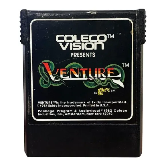 Venture - ColecoVision - Cartridge Only - Tested & Works