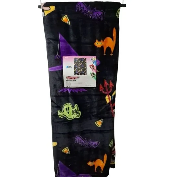 The Powerpuff Girls Halloween Throw Blanket