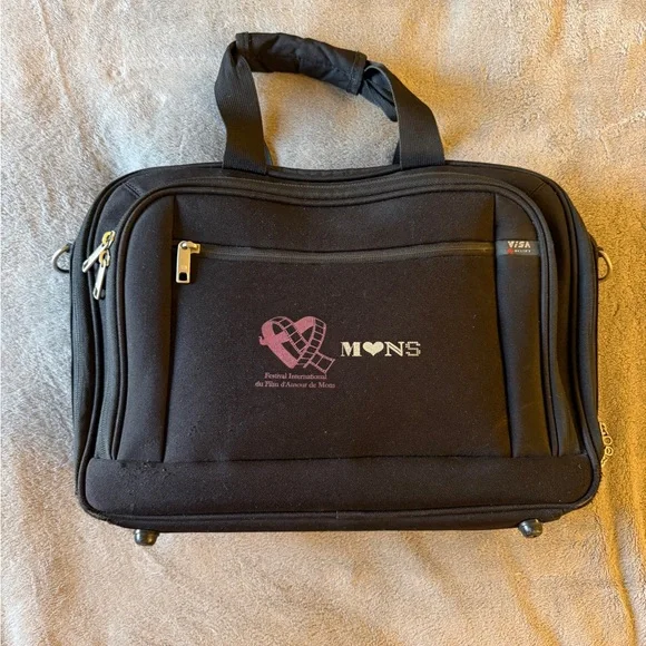 Love International Film Festival Mons Black Laptop/Document Bag