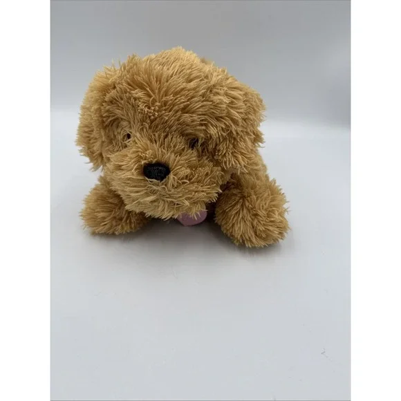 BARBIE MATTEL 2005 Interactive Brown Plush Puppy Dog 10.5