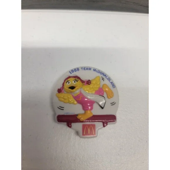 1988 Team McDonaldland Birdie Button--Balance Beam