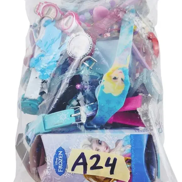 Disney Frozen Mystery Kids Jewelry Bundle – 1.12 Pounds AS-IS Lot A24
