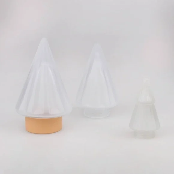 Target 3ct Glass Frosted Tree Set Bullseye Playground