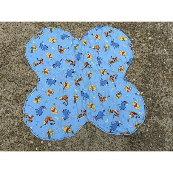 Handmade Vintage Winnie The Pooh Baby Blanket Swaddle