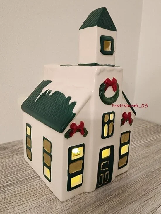 Target Holiday Light up Ceramic LED Village Threshold Christmas Collection New