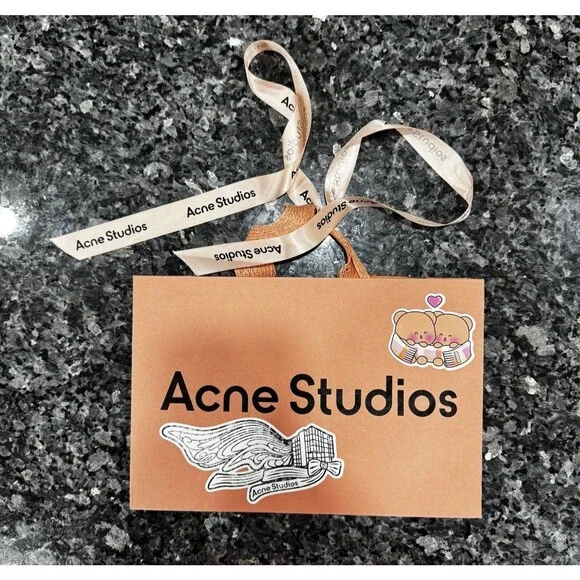 Acne Studios Pink Shopping Empty Gift Bag 