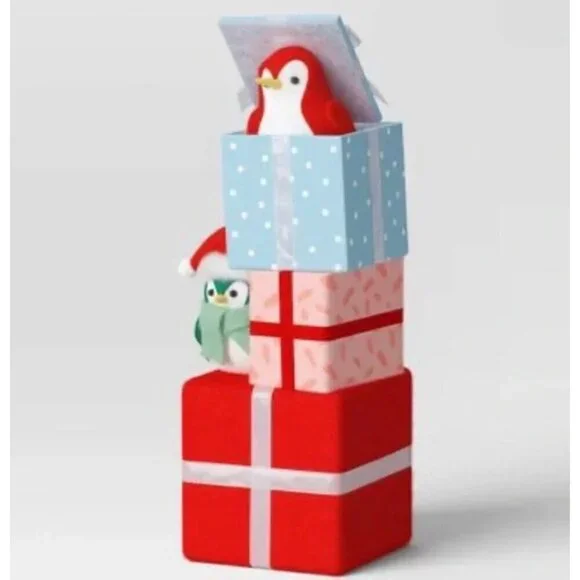 Target 2023 Featherly Friends Wondershop Christmas Stacking Gift Boxes 9