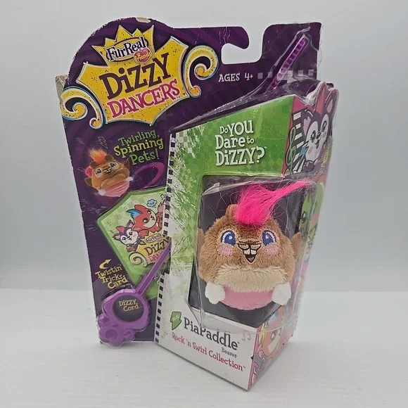 FurReal Friends - Dizzy Dancers - Pia Paddle‎ Beaver w/Card & Cord - Hasbro - 4+