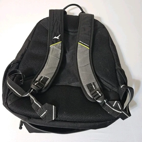 Mizuno Backpack AeroStrap Black Blue Durable Comfortable Laptop