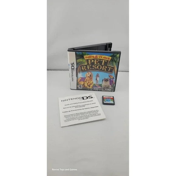 Paws and Claws : Pet Resort (Nintendo DS, 2007) Game and Case Tested and Working