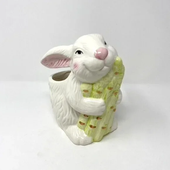 Target Easter Bunny Asparagus Planter Candy Treat Dish