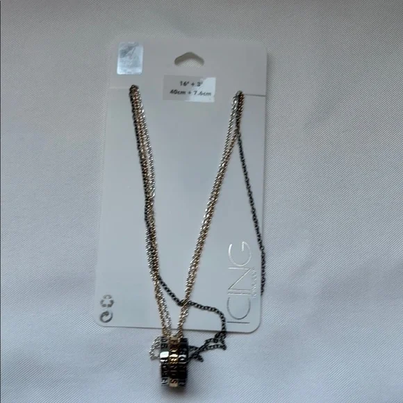 Icing Gold and Silver Forever Necklace - 3 Pack