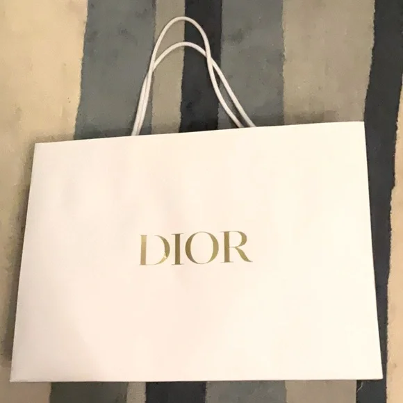 Authentic Dior shopping bag