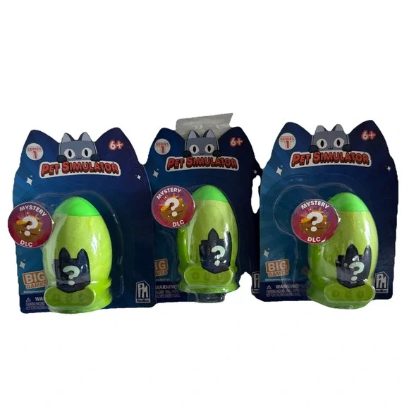 3 Pet Simulator X Mystery 1PK X 3 Pet Simulator X Mystery Pets NEW Never Opened