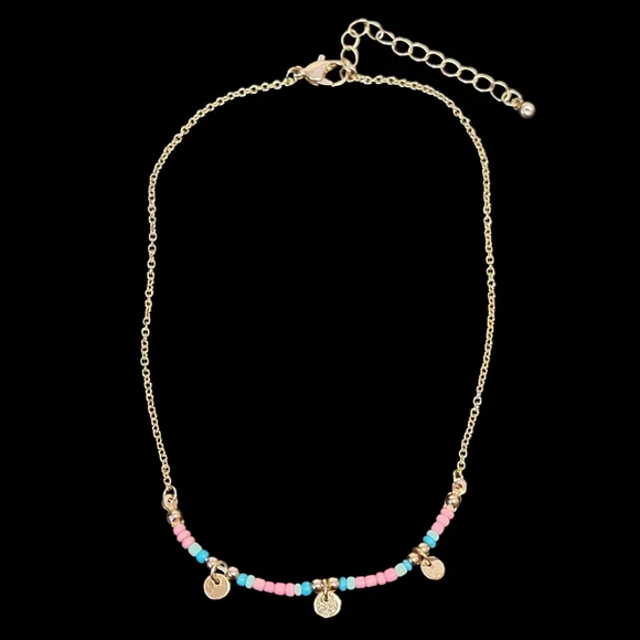 Girls Boho Beaded Necklace 14