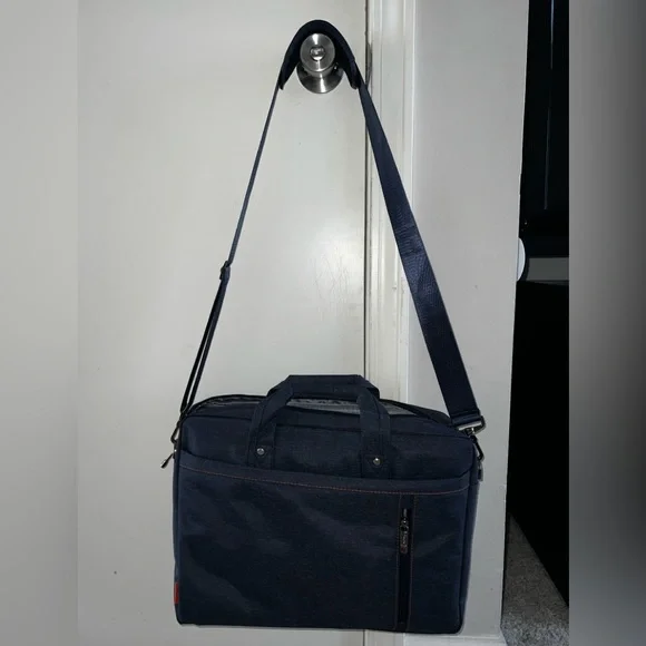 Navy Blue Laptop Bag