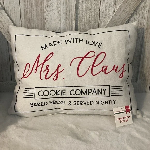 Target BP Christmas Made with Love Mrs. Claus Pillow