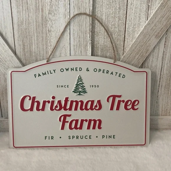 Target BP Christmas Tree Farm Holiday Sign
