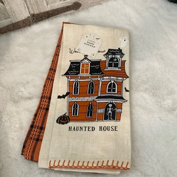 Target BP Halloween 2024 Haunted House Kitchen Towels