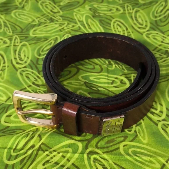 Nautica Italian Full Grain Leather Belt Size 42