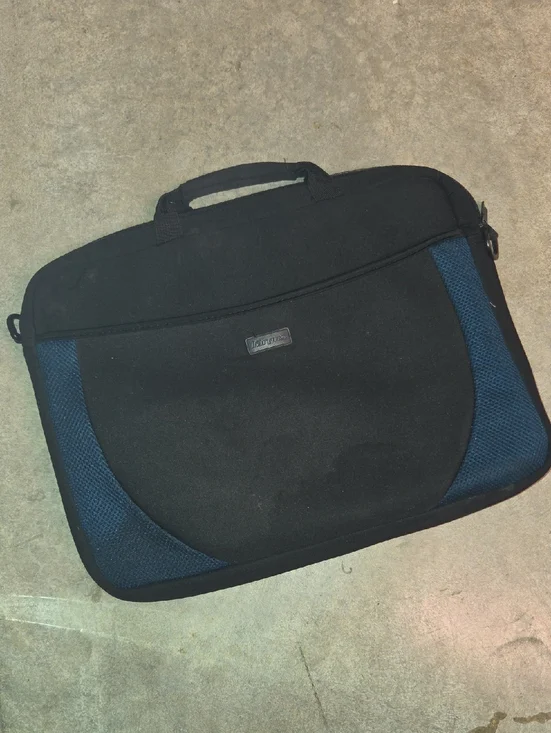 Targus Black and Blue Laptop Briefcase