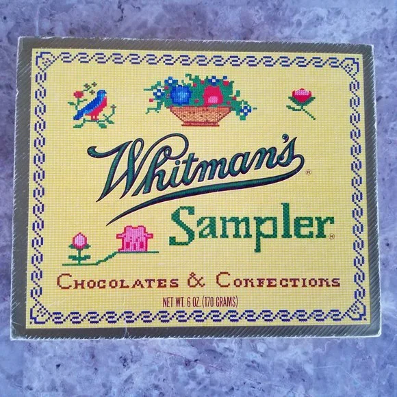 Vintage Whitman's Sampler Box (Empty)