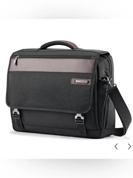 Samsonite Kombi Black Flapover Briefcase