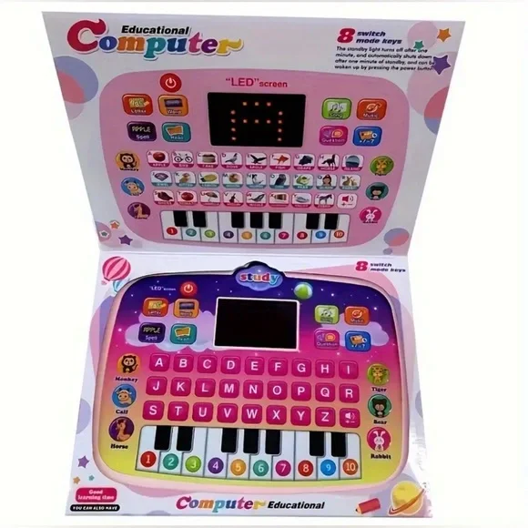 Interactive Electronic Learning Tablet With LED Screen Age:3+