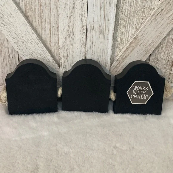 Target BP 2019 Tombstone Chalkboard Tabletop Signs - Black