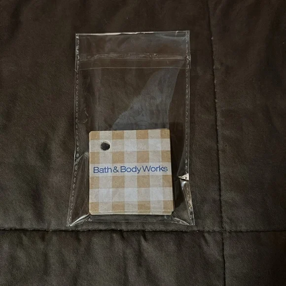 Bath & Body Works Small Cardboard Gingham Gift Tags