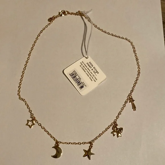 Crewcuts Girls’ Star and Moon Necklace