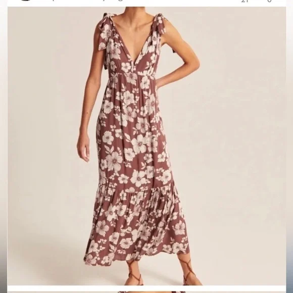 Abercrombie & Fitch Tie Strap Dress