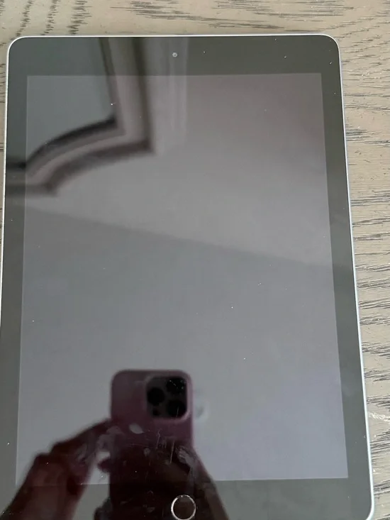 Apple iPad Black Front Silver Edge Tablet