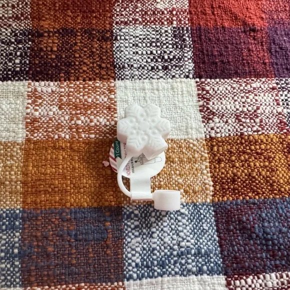 Target | White Snowflake Straw Topper