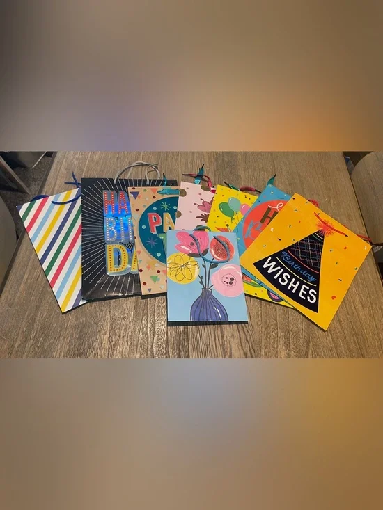 8 Happy Birthday Variety Gift Bags