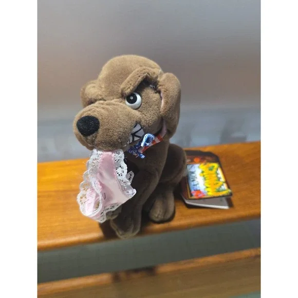 1998 Meanies In‎ Famous Buddy The Dog Plush Animal w Tag