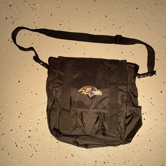 NFL Black and Purple Laptop Bag