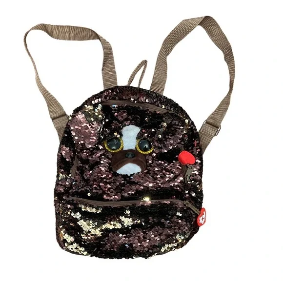 TY Fashion Sequin Backpack - BRUTUS the‎ Dog