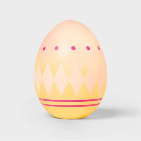 New! Lit Easter Decorative Blow Mold Pink Egg by Target Spritz