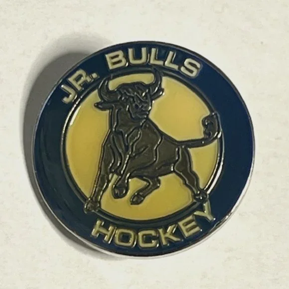 Jr. Bulls Youth Hockey Tampa, Florida Lapel Hat Pin 1