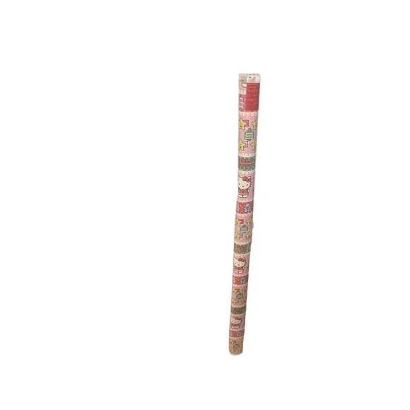 HELLO KITTY Christmas Wrapping Paper 40 sq ft Large RARE
