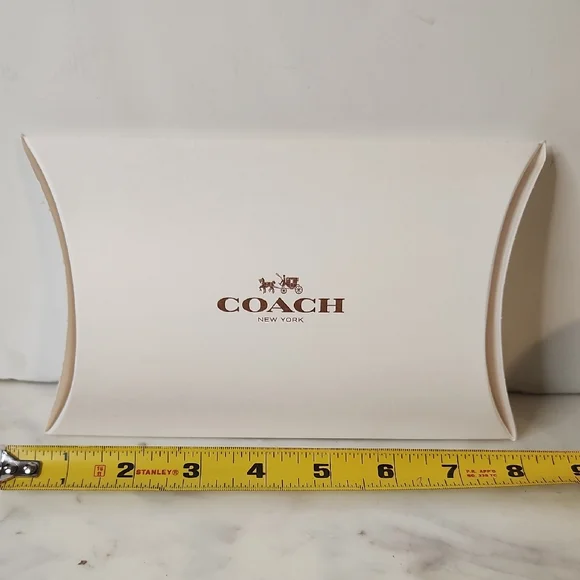 Coach White Pillow Gift Box