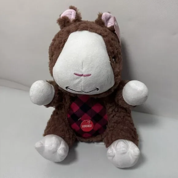 Pestsmart Dog Toy Hope The Hamster Plush Brown Squeaks 2023 Cuddle Play Chew